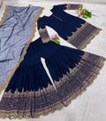 Sequin Embroidered 3-Piece Shamoz Silk Wedding Set
