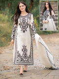 Women's Heavy Embroidered Organza 3 Piece Suit with Embroidered Dupatta – Luxury Party Wear Dress | Eid & Wedding Collection
